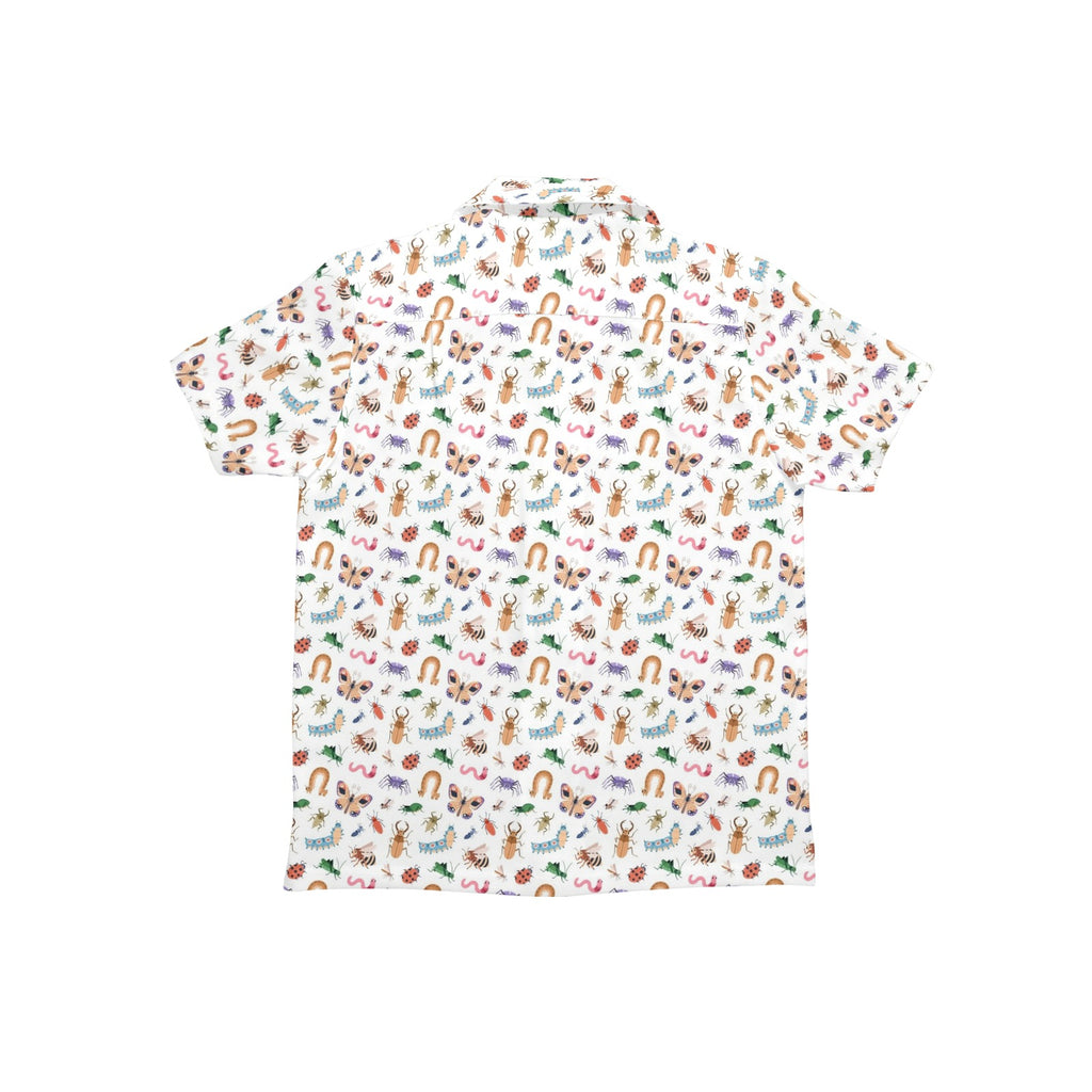 Cute Bugs Junior Kids Hawaiian Shirt