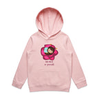 Bee-lieve In Yourself - Kids Hoodie Pink Kids Hoodie Printed In Australia