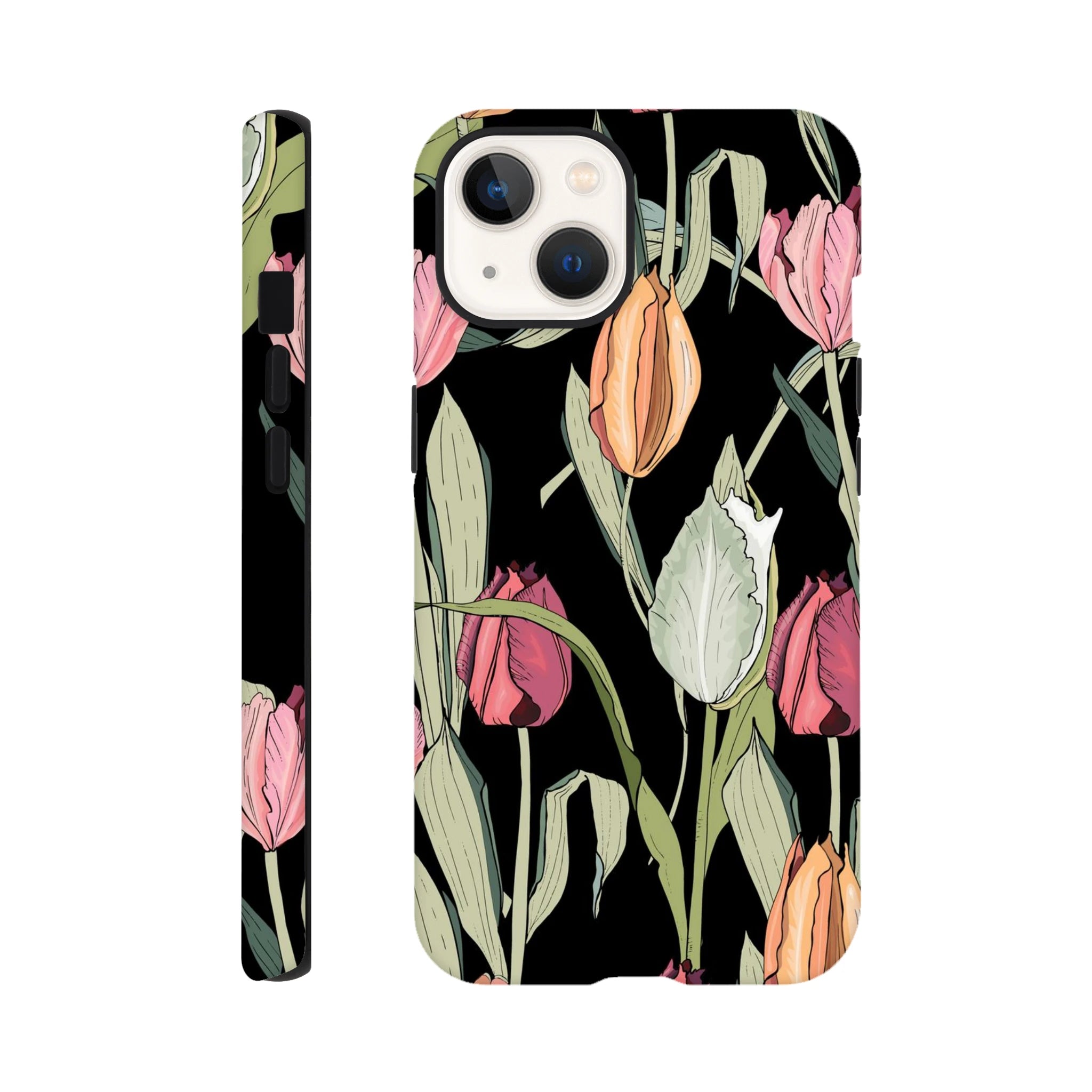 Tulips - Apple iPhone Tough case iPhone 13 iPhone Tough Case Globally Fulfilled Plants