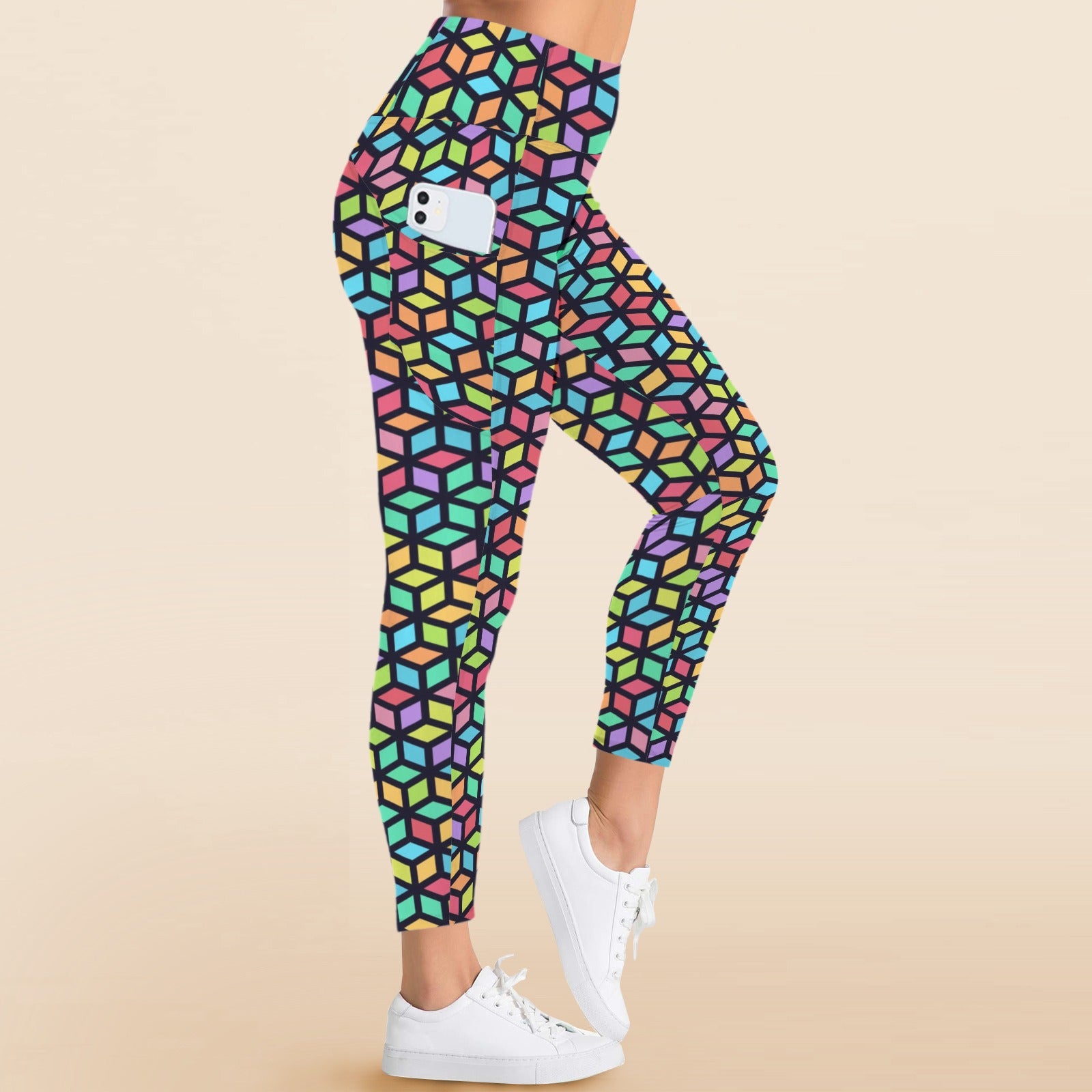 Tesselate - Women's High Waist Pockets Yoga Leggings