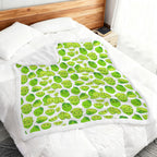 Cute Limes - Double-Layer Fleece Blanket 51"x59"