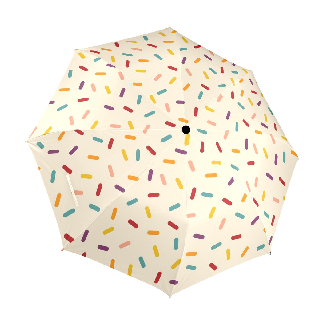 Sprinkles - Semi-Automatic Foldable Umbrella (Model U12) One Size Semi-Automatic Foldable Umbrella (U12)