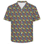 Hippie Caravan Men's Crinkle Hawaiian Shirt