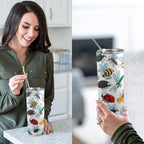 Little Creatures - 20oz Tall Skinny Tumbler with Lid and Straw