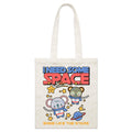 I Need Some Space Parcel Canvas Tote Bag Default Title Small Tote Bag Printed In Australia Space