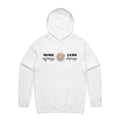 More Espresso, Less Depresso Men's AS Colour Hoodie White Mens Hoodie Coffee Printed In Australia