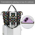 Colourful Cassettes Duffle Bag-Simple (Model 1715) Duffle Bag-Simple (1715)