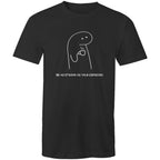 Be As Strong As Your Espresso - Mens T-Shirt Black Mens T-shirt Coffee Printed In Australia