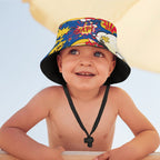 Blue Comic Book - Kids Bucket Hat