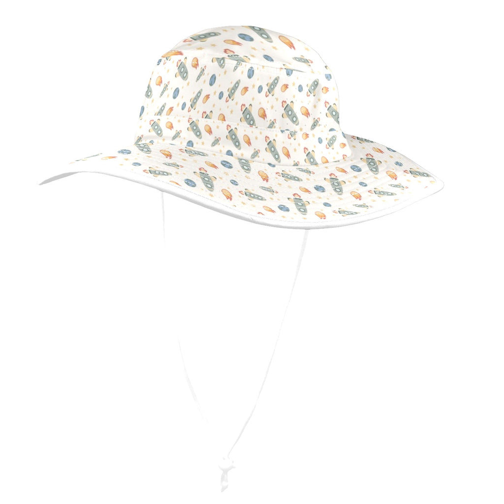 Rockets Wide Brim Bucket Hat Wide Brim Bucket Hat Printed Offshore Space