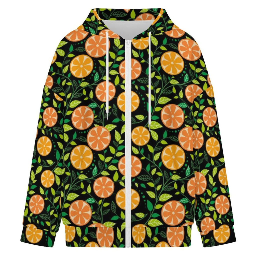 Oranges Women's Full-Zip Hoodie