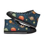 Galaxy - Men's High Top Canvas Shoes