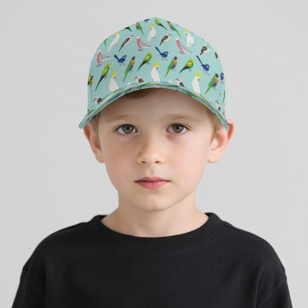 Australian Birds Kids Baseball Cap Kids Baseball Hat animal Australia Birds Printed Offshore