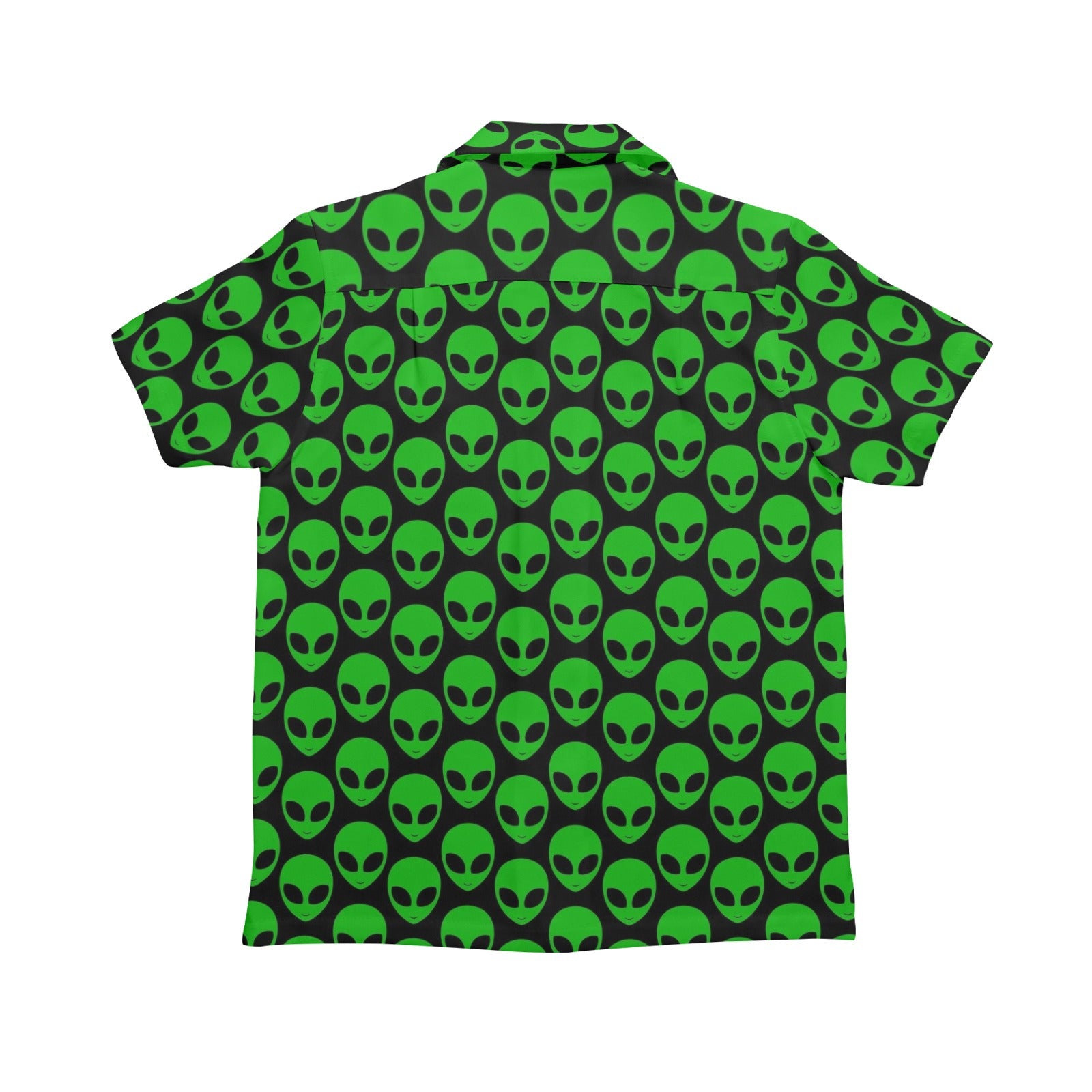 Aliens Senior Kids Hawaiian Shirt Senior Kids Hawaiian Shirt 8-15 Printed Offshore Sci Fi