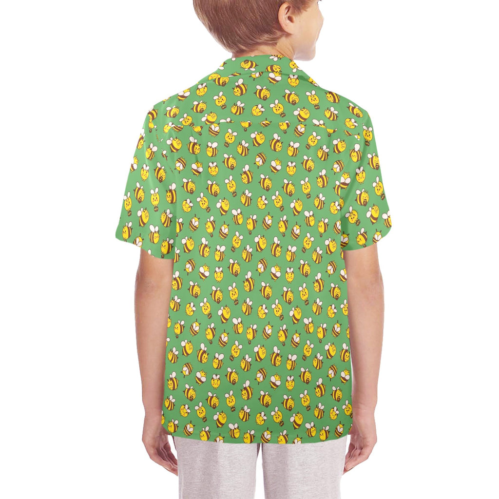 Busy Bees Senior Kids Hawaiian Shirt