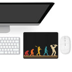 Evolution Of A Saxophone Player Leather Mouse Pad Leather Mouse Pad Music Printed Offshore