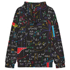 Colourful Maths Formulas Women's Full-Zip Hoodie