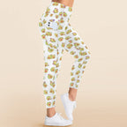 Avocado Cute Women's High Waist Pockets Yoga Leggings