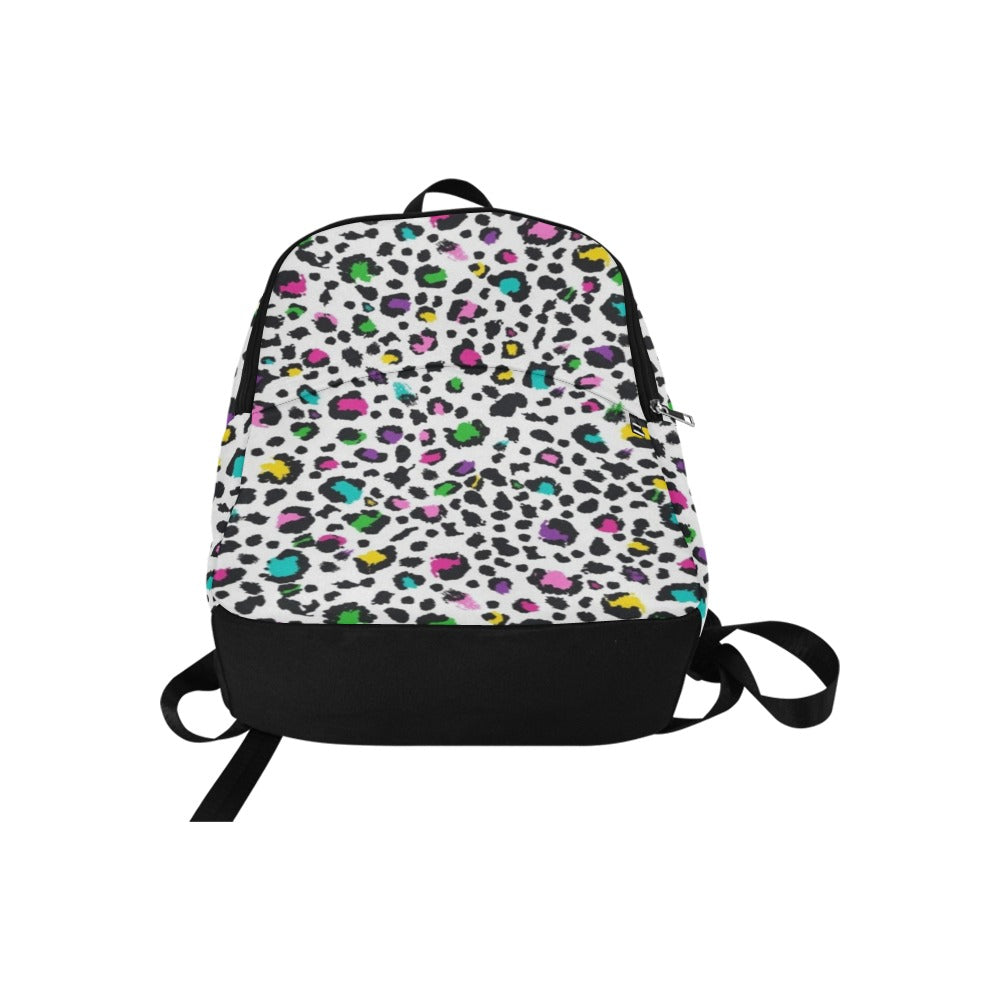 Animal Print In Colour - Fabric Backpack