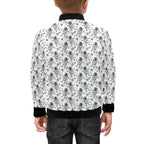 Astronauts And Rocket Ships Kids Bomber Jacket