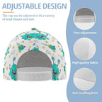 Happy Aliens Kids Baseball Cap Kids Baseball Hat Printed Offshore Sci Fi