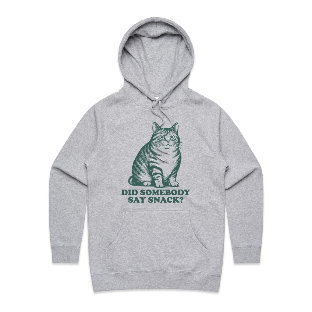 Cat, Did Somebody Say Snack - Womens Hoodie