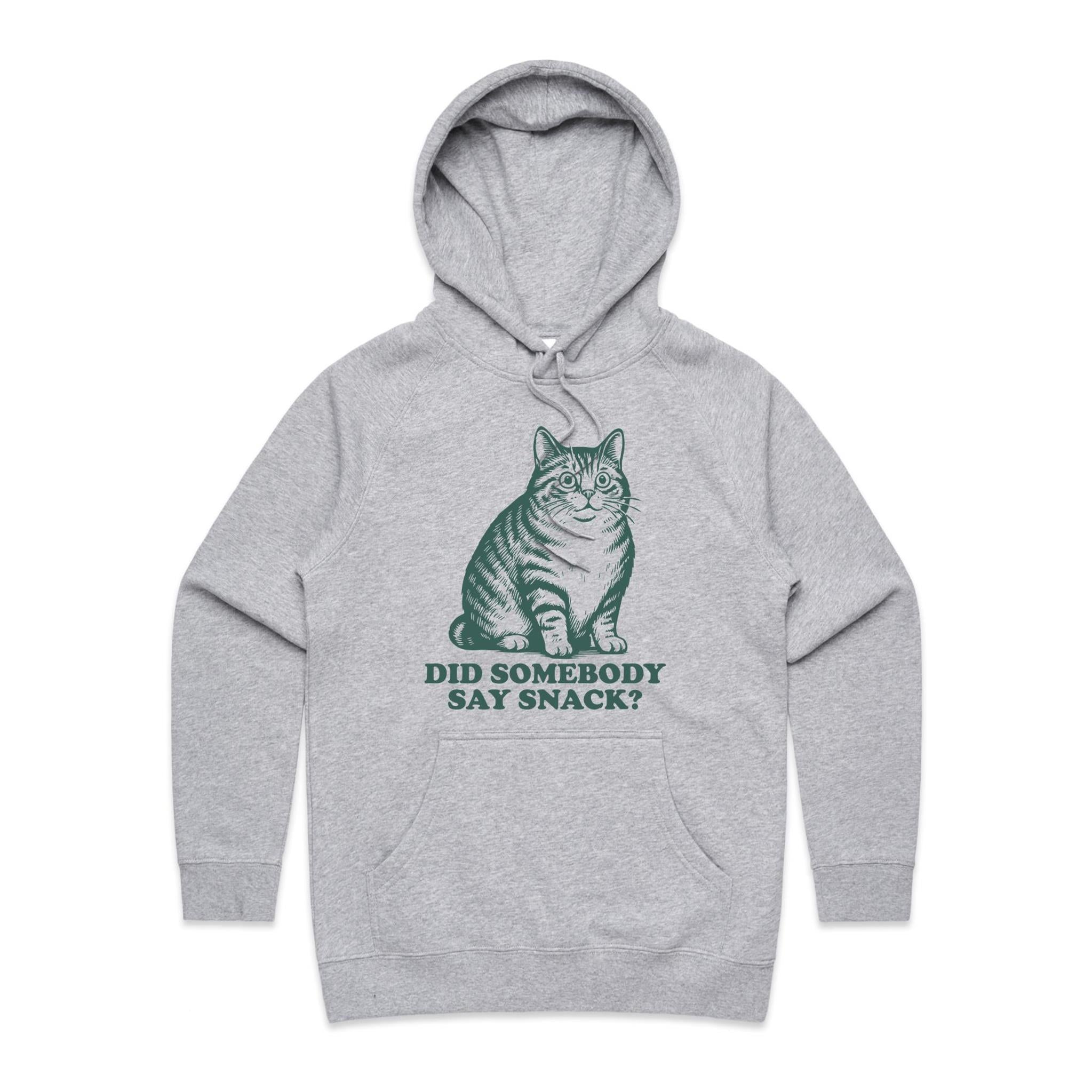 Cat, Did Somebody Say Snack - Womens Hoodie