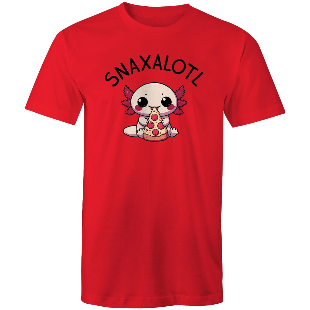 Snaxalotl, Axolotl Pizza - Mens T-Shirt