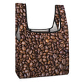 Coffee Beans Collapsible Shopping Bag white One size Foldable Shopping Bag Printed Offshore