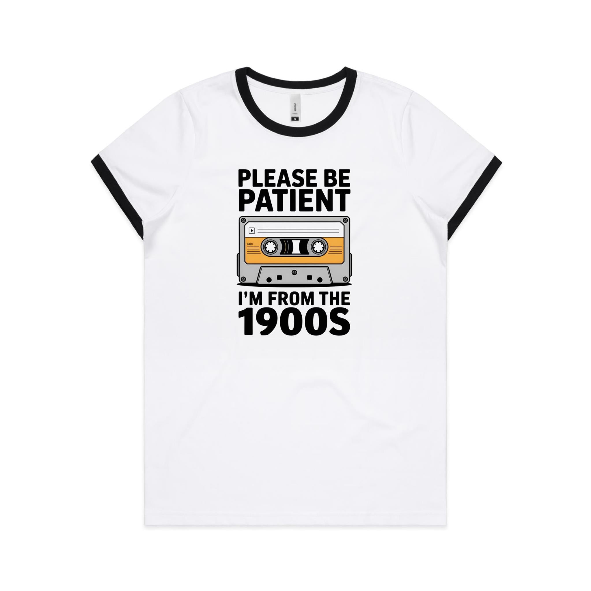 Please Be Patient, I'm From The 1900's - Women's Ringer Tee