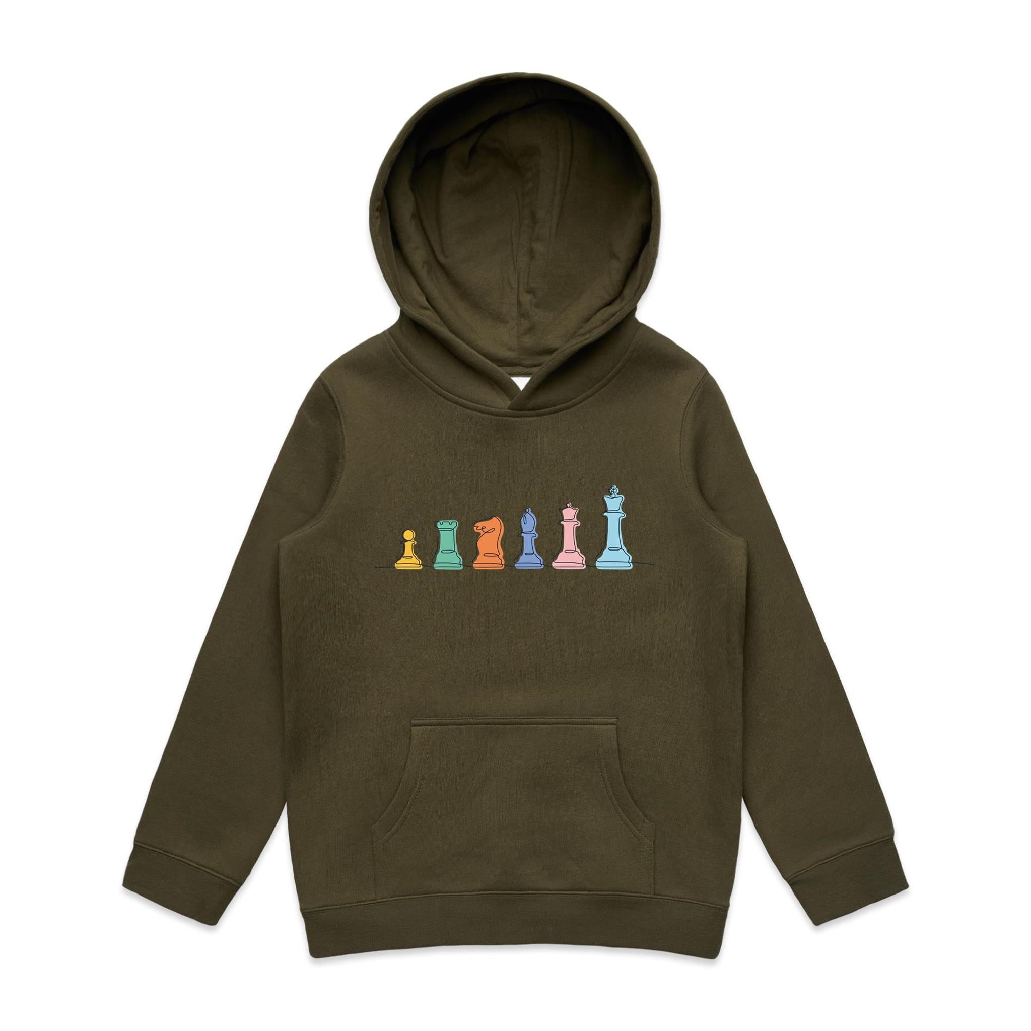 Chess - Kids Hoodie Army Kids Hoodie Printed In Australia