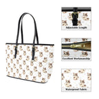 Cheeky Cats PU Leather Tote Bag Large