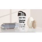 Personalised - Human Being Product Description, Definition - White 15oz Stainless Steel Travel Mug Personalised Travel Mug Customise Funny Globally Fulfilled Personalise