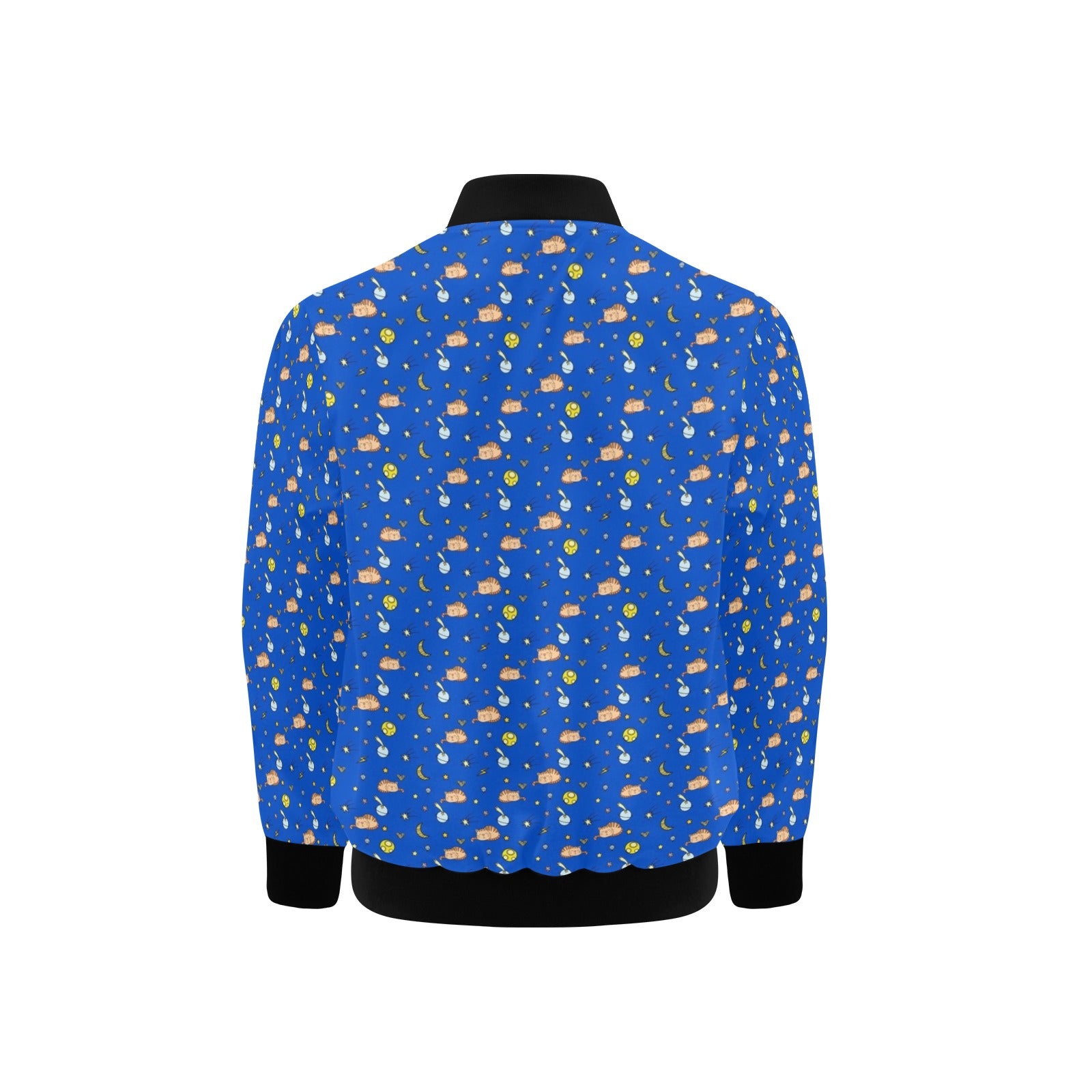 Cats In Space Kids Bomber Jacket Kids Bomber Jacket animal Printed Offshore Space