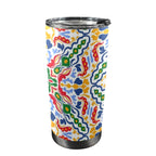 Bright Burst - 20oz Mobile Tumbler with Lid (Black Lock) One Size 20oz Travel Mug Printed Offshore
