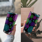 Neon Swirl - 20oz Mobile Tumbler with Lid (Black Lock)