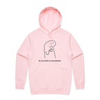 Be As Strong As Your Espresso - Mens Hoodie Pink Mens Hoodie Coffee Printed In Australia