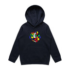 Game Cube - Kids Hoodie Navy Kids Hoodie Printed In Australia