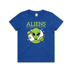 Aliens Don't Believe In You Either Kids AS Colour T-shirt