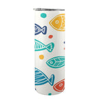 Fish 20oz Tall Skinny Tumbler with Lid and Straw