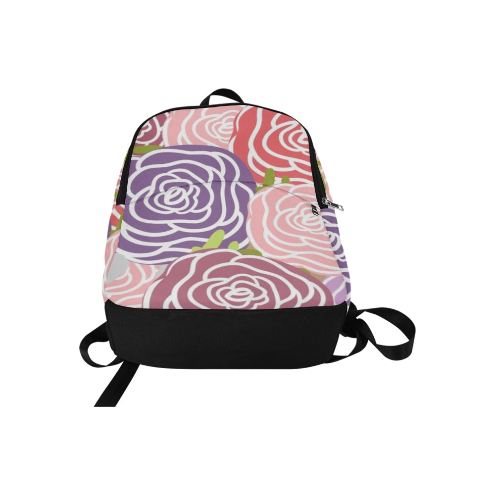 Abstract Roses - Fabric Backpack
