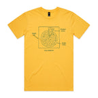 Pizza Geometry Men's AS Colour T-shirt