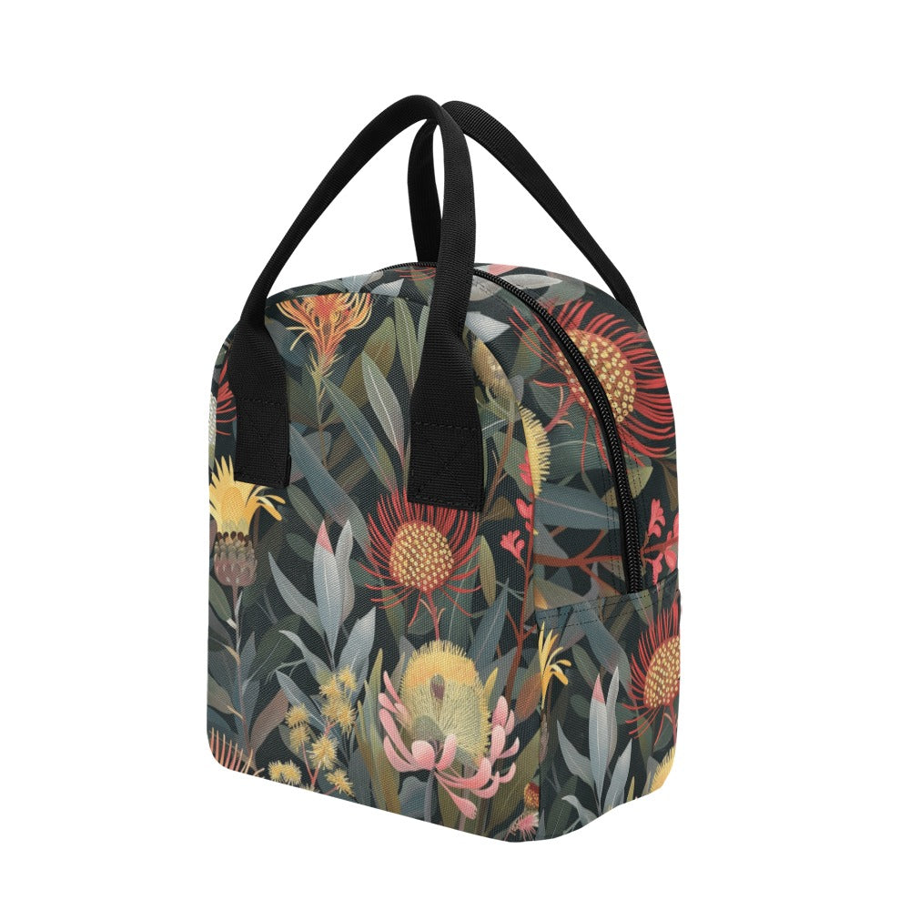 Australian Native Flowers - Zipper Lunch Bag Zipper Lunch Bag Printed Offshore