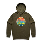 Better Days Ahead - Mens Hoodie Army Mens Hoodie Positivity Printed In Australia