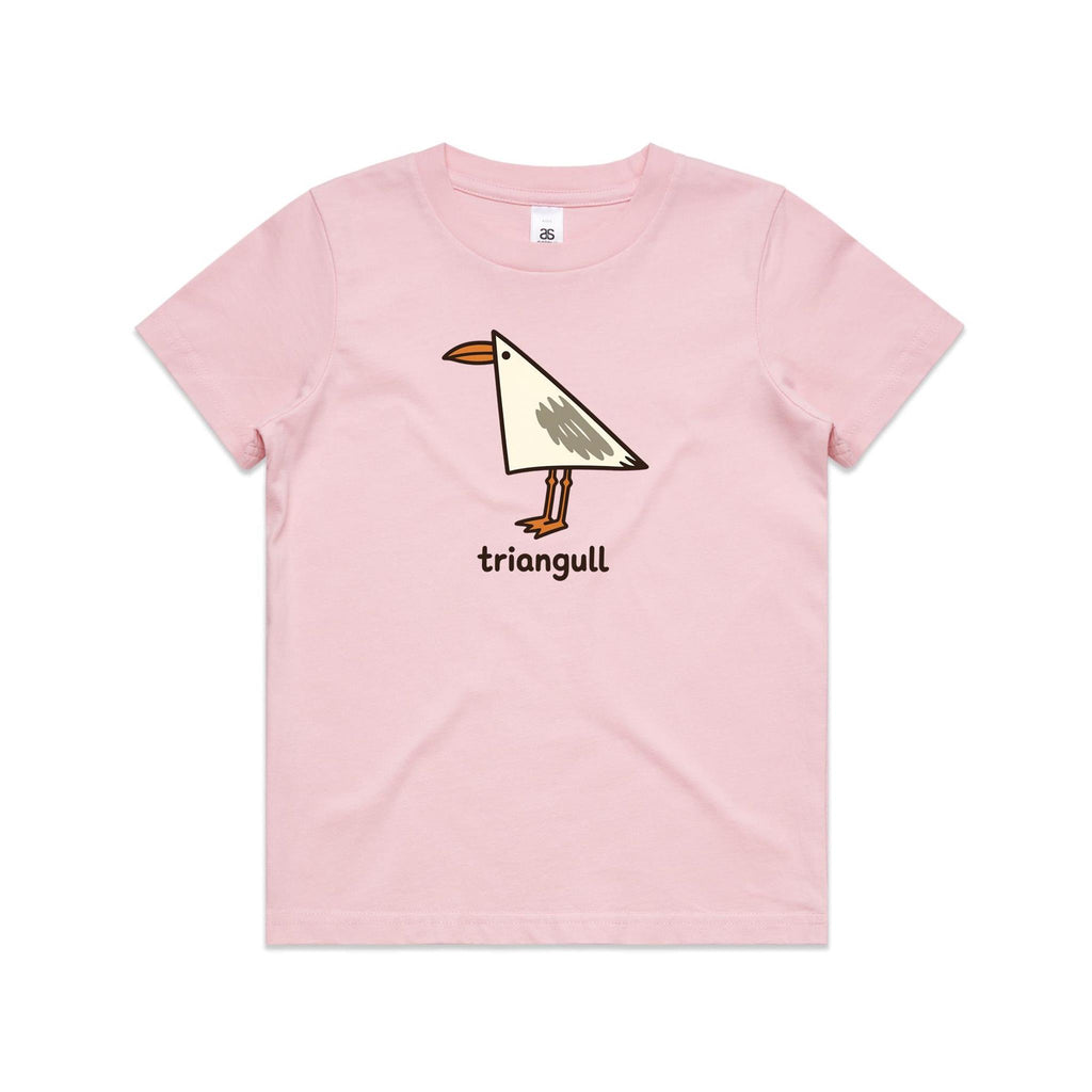 Triangull Geometry Seagull Kids AS Colour T-shirt