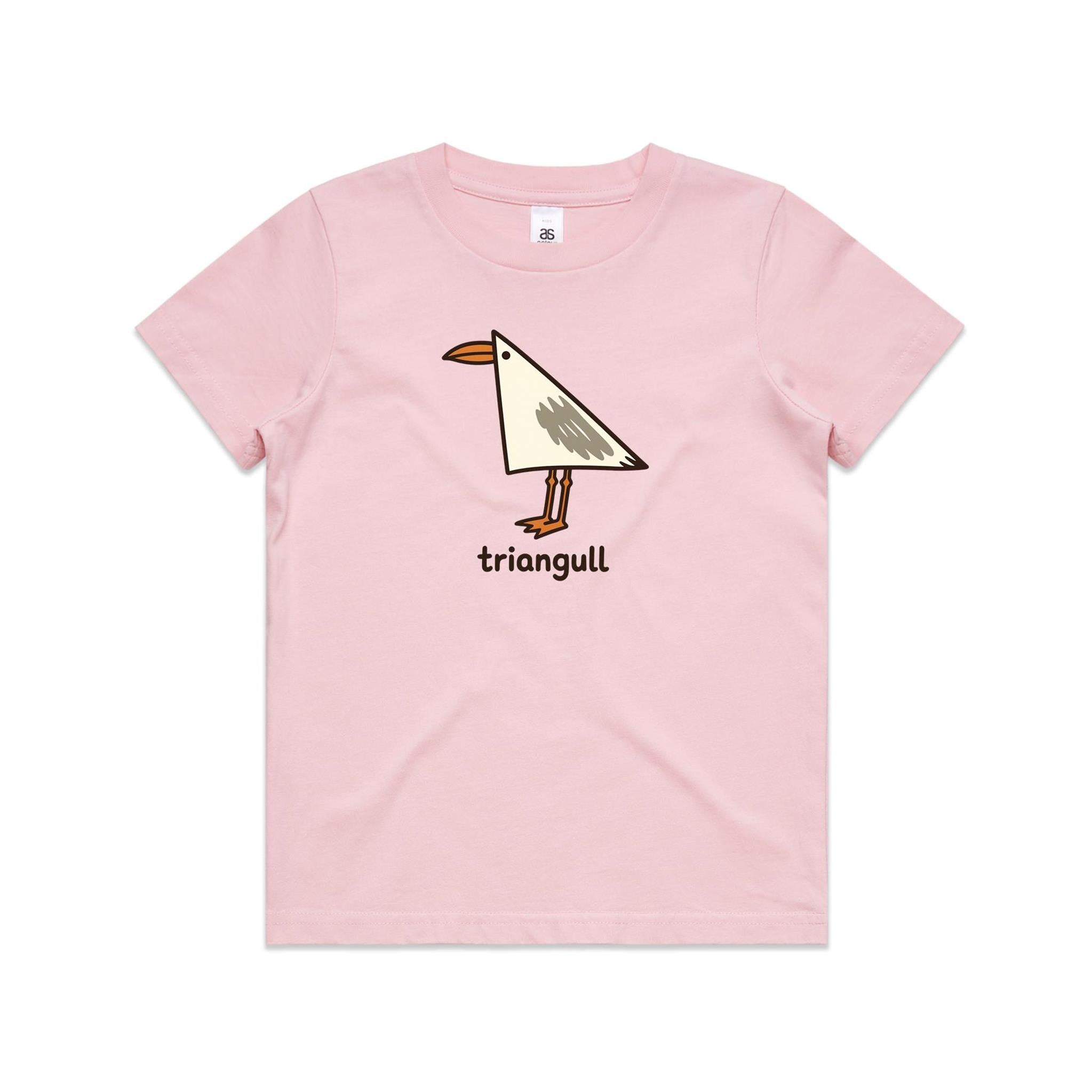 Triangull Geometry Seagull Kids AS Colour T-shirt