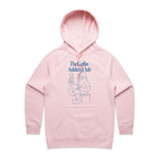 The Coffee Addicts Club - Womens Hoodie Pink Womens Hoodie Coffee Printed In Australia