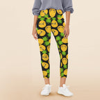 Cool Pineapples - Women's High Waist Pockets Yoga Leggings
