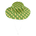Rubber Ducks On Green Wide Brim Bucket Hat Wide Brim Bucket Hat animal Printed Offshore