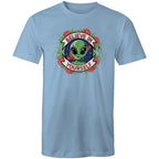 Believe In Yourself, Alien - Mens T-Shirt Carolina Blue Mens T-shirt Motivation Positivity Printed In Australia Sci Fi